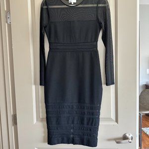 by the way. Black Formal Mesh Dress